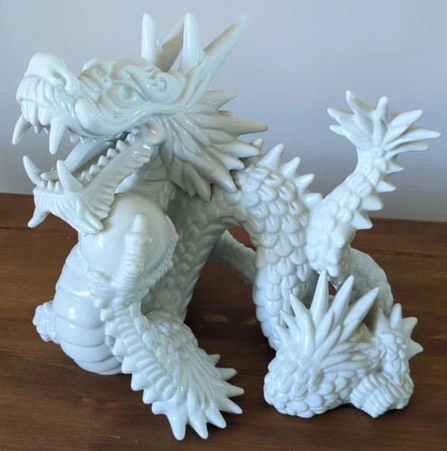 Porcelain chinese dragon - porcelain,