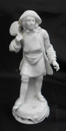 German porcelain figure street - porcelain,
