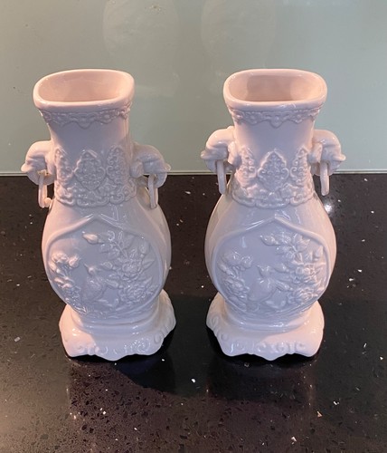 Pair vintage blanc chine - blanc, de