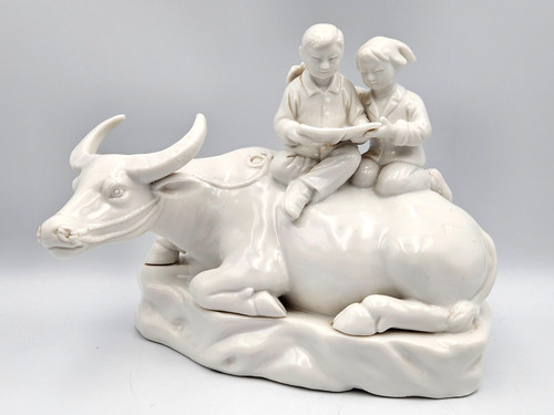 Blanc chine figurine - blanc, de