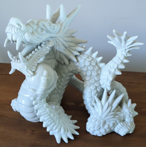 Porcelain chinese dragon - porcelain,