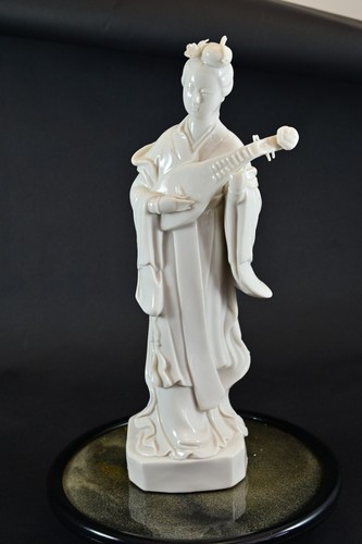 White porcelain maiden - porcelain,